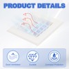 PATIKIL 6x6 Inch Plastic Ventilation Grille, Adjustable Outlet Air Vent