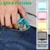 TecQach Small Pill Box 4 pcs,Cute Travel Pill Organizer Case