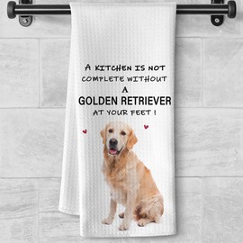 Golden Retriever Gifts for Women,Golden Retriever Dog Kitchen Towels,Goldendoodle Gifts,Golden Retriever Decor,Golden Retriever Gifts,Dog Towels,Yellow Lab Gifts,Yellow Lab- Dog Mom Gifts for Women