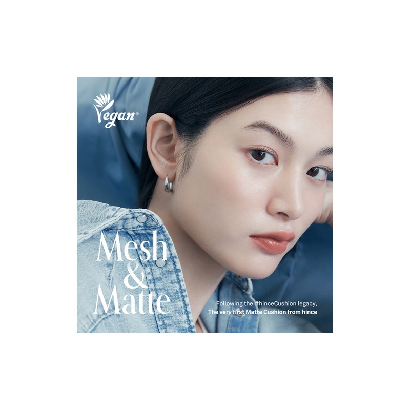 hince [hince]Second Skin Mesh Matte Cushion (4 colors)