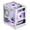 JONSBO C6 White Mini MATX Mesh Case,Simple Compact Desktop Micro