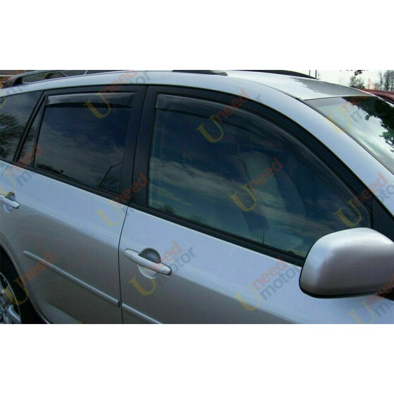 Fits Dodge Hornet 2023-2025 In-Channel Window Visors Sun Guards Shade