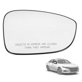 Magimaker Right Passenger Side Mirror Glass with Rear Holder 76203-TVA-A21 Compatible with Honda Accord 2018 2019 2020 2021 2022 Rear View Power Heated Glass