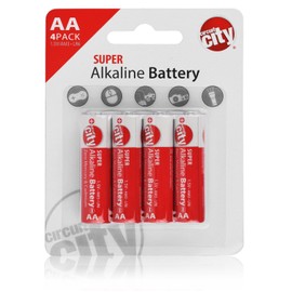 Circuit City AA Enhanced Performance Alkaline Batteries (4 Pack)