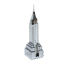 Set of 4 Metal Earth 3D Laser Cut Building Models: 30 Rockefeller Plaza, Empire State Building, Chrysler Building, & One World Trade Center
