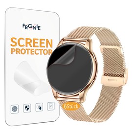 Frgnie Screen Protector Compatible with Sanorum G57 Smartwatch 1.27 Inches, HD Transparent TPU Compatible with AIMIUVEI G52 Smartwatch Screen Protector (Pack of 6)