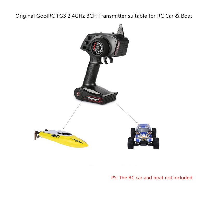 GoolRC TG3 2.4GHz 3CH Digital Radio Remote Control Transmitter with
