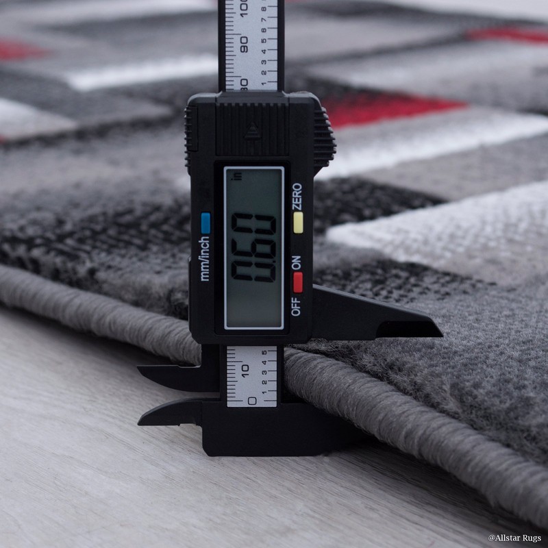 Allstar 2x7 Grey and Gainsboro Grey Modern and Contemporary Runner