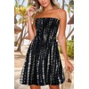 Zyyfly Strapless Dress for Women Sundresses for Women Casual Beach