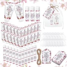 24 juegos de bálsamo labial cristiano, crema de manos, etiqueta con versículo bíblico, elegante | Christmas Thanksgiving Gifts Thank You Cards with Or