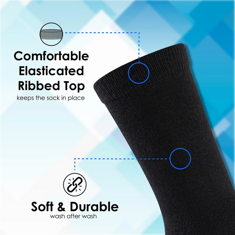 The Essentials Wardrobe Kids TEW 12 Pack H&T Ankle Socks