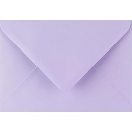 C6 Lilac/Lavender Envelopes x 25 Pack. 100gsm Weight. Coloured Envelopes Suitable for A6 Greetings Cards, Christmas