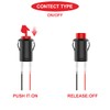 MKBKLLJY Momentary Red Mini Push Button Switch AC 250V/1.5A 125V/3A