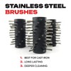 Grillbot Replacement Stainless Steel Brushes for Grillbot Automatic Grill Cleaning