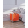 Simplink Elegant Matte Storage Cart with 22.8" Height - Perfect
