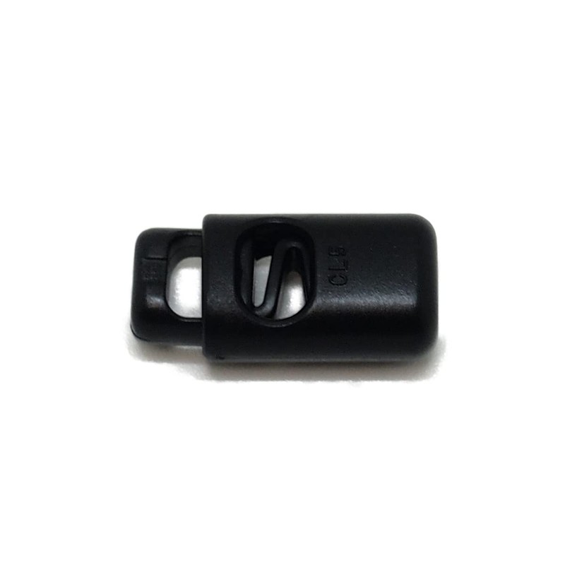 NIFCO Cord Stoppers (Black), String Closure, Outdoors, Bag Parts, Bag