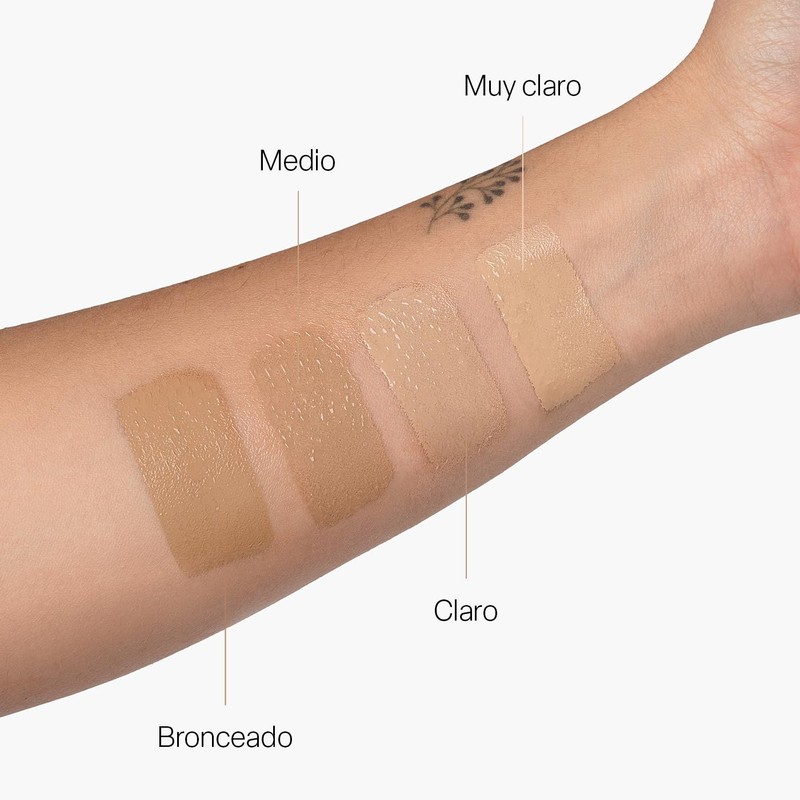 TEIA COSMETICOS Serum con color y protección solar mineral FPS40.