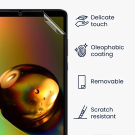 kwmobile Screen Protector Compatible with Xiaomi Redmi Pad SE 8.7" Screen Protector - 2X Anti-Fingerprint Film Shield for Tablet