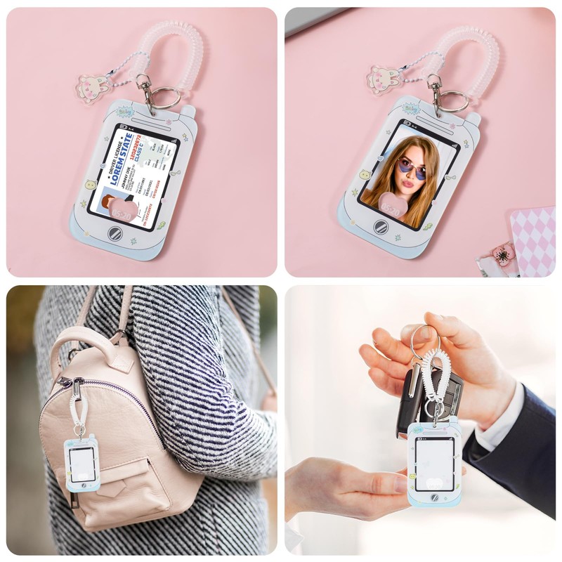 AOZUO Kpop Photocard Holder, Kpop Photo Card Holder ID Card