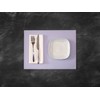 Freeform Duo Place Mat Set Lilac / Grey 40 x