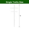 4PC 7FT Hollow T-shaped Climbing Trellis Stylish Design with High-Strength