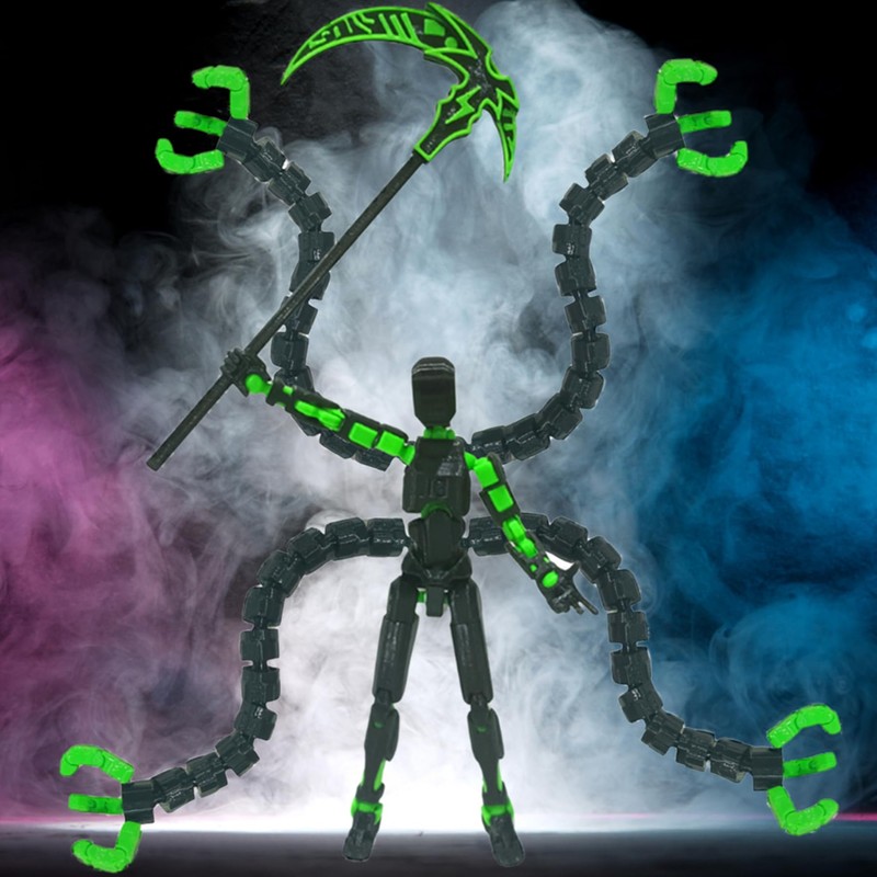 ULTHOOL Titan 13 Action Figure,Assembly Completed 3D Printed T13 Multi-Jointed