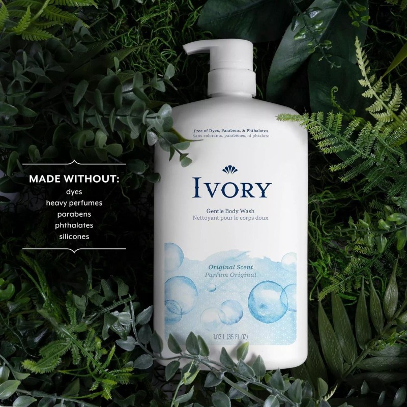 Ivory Gentle body Wash Original Scent 35 oz