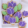 Tulip Flower Cookie Cutter Set 3.5 Inch Flower Biscui Cookie
