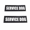 2 Pack Reflective Service Dog Patches with Hook Back for