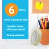 GTSE 6 Pack of Cellotape, 24mm x 66m per roll,