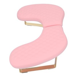 Reposabrazos para Uñas para Nail Tech - Reposamanos de Manicura Plegable de PU Desmontable en Forma de U para Salón y Uso Doméstico - Elegante Diseño Negro (PINK)