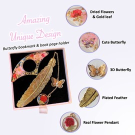 Fox Forest Metal Feather Bookmark