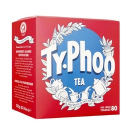 Typhoo Tea 80ct Tea Bags 8.82 ounces 250g