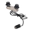 Violin Pickup Piezo Transducer Bridge Set with Tone Volume Knob