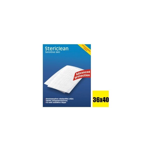 Kessler Stericlean Sterilized Gauze Swabs 36x40cm, 10 Swabs