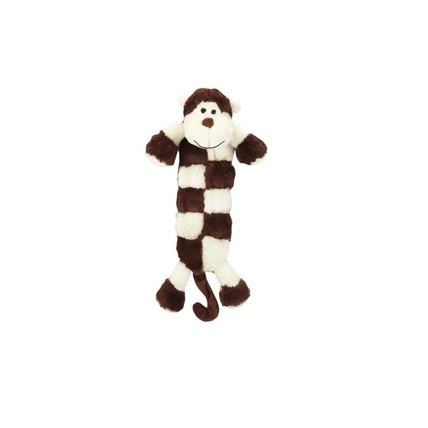 Dog Toys Squeaker Mat Plush Animal Themed Soft Stuffed Tug