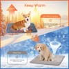 Self Warming Cat Bed Thermal Mat Pad, Crate Mats for