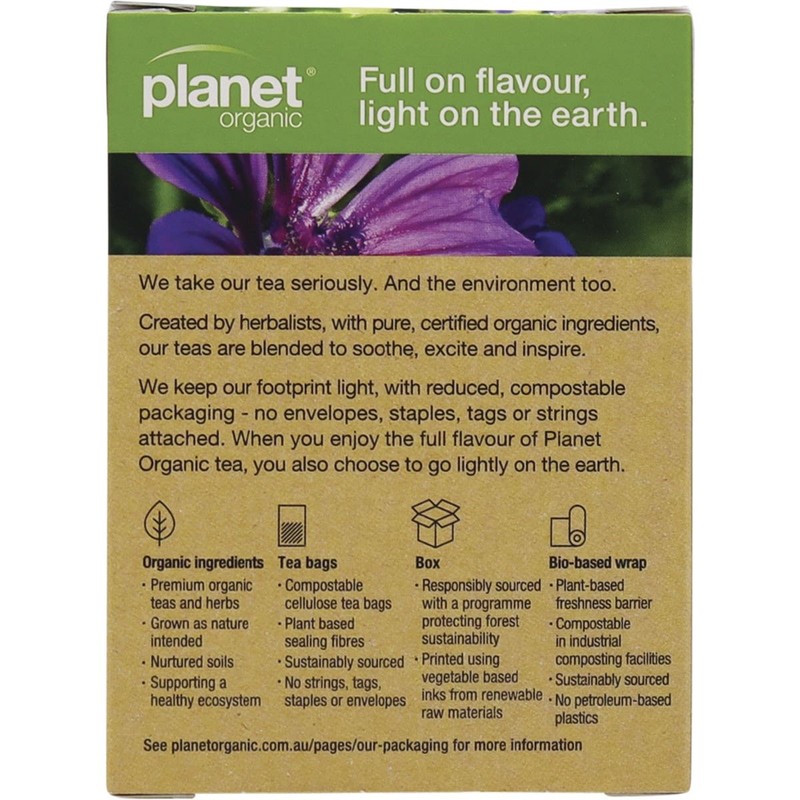 Planet Organic Organic Throat Calm Herbal Tea x 25 Tea