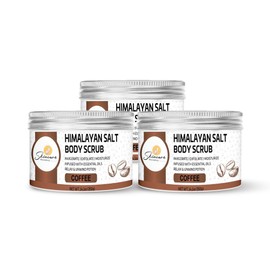 Skincare Sunday Himalayan Salt Body Scrub - | Invigorate | Exfoliate | Moisturize - relax & uniwnd potion (Pack of 3, Coffee)