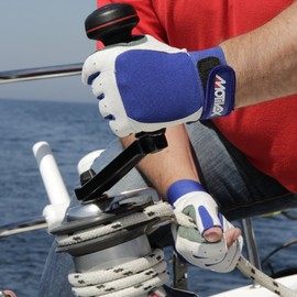 Motivex sailing gloves Back side Spandex 2 fingers cut gloves for Active Watersports, m
