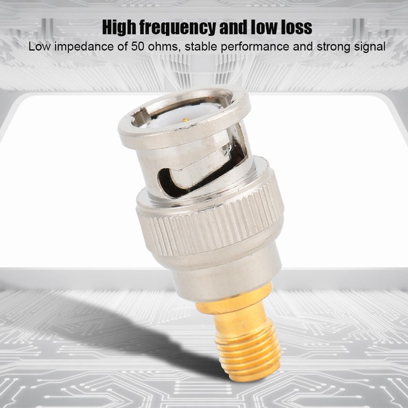 5pcs SMA F to BNC Male Pure Copper Connector for