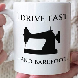 Mugs Novelty Coffee For Sewer Mom Wife From Daughter Son Husband Family Meaningful Quotes Sewing Machine White Ceramic Cup 11 15oz Tea Cup Gifts For Men Women On Birthday Christmas