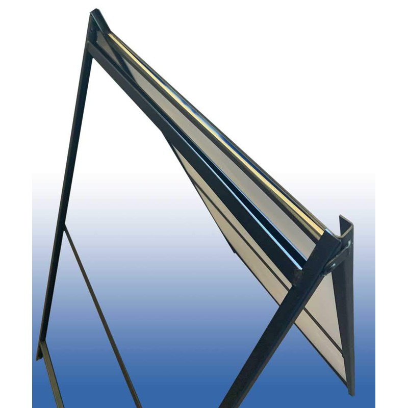 Metal Sidewalk A-Frame Sandwich Board with Two Custom Sign