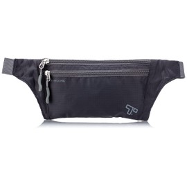 Travelon Unisex Adults Double Zip Waist Pack, Charcoal