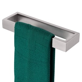 KOKOSIRI Towel Ring Brushed Nickel Hand Towel Hanger Holder 9-Inch Kitchen Rack Stainless Steel for Bathroom Hardware Wall Mount, 1 Pack B4008BR-L9