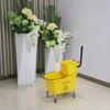 Midoneat Commercial Mop Bucket with Side Press Wringer on Wheels,