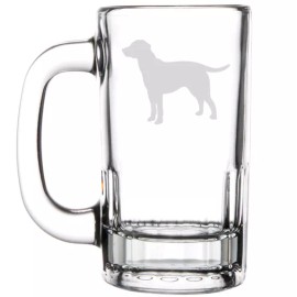MIP 12oz Beer Mug Stein Glass Lab Labrador Retriever Dog