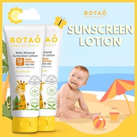 Baby Mineral Sunscreen Lotion for sensetive skin 2-pack Bundle