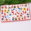 48PCS Christmas Wooden Small Pendants Christmas Decoration Christmas Tree Hanging