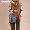 Montana West - Bolso cruzado para mujer, con múltiples bolsillos,